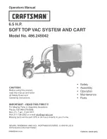 Craftsman 486.245042 Operator'S Manual preview