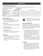 Preview for 20 page of Craftsman 486.245042 Operator'S Manual