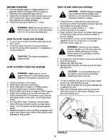 Предварительный просмотр 20 страницы Craftsman 486.24506 Operator'S Manual