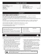Preview for 2 page of Craftsman 486.245315 Owner'S Manual