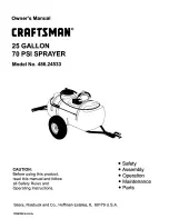 Craftsman 486.24533 Owner'S Manual preview