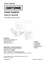 Craftsman 486.24599 Owner'S Manual preview