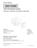 Preview for 1 page of Craftsman 486.246212 Owner'S Manual