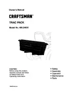 Preview for 1 page of Craftsman 486.24635 Owner'S Manual