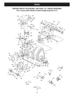 Preview for 30 page of Craftsman 486.24837 Operator'S Manual