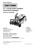 Craftsman 486.248392 Owner'S Manual preview