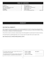 Preview for 2 page of Craftsman 486.248474 Operator'S Manual