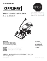 Preview for 1 page of Craftsman 486.248476 Operator'S Manual