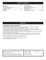 Preview for 2 page of Craftsman 486.248476 Operator'S Manual