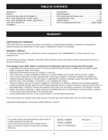 Preview for 2 page of Craftsman 486.25012 Operator'S Manual