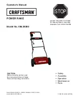 Craftsman 486.29280 Operator'S Manual предпросмотр