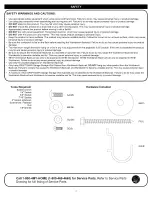 Preview for 2 page of Craftsman 5 FT. WORKBENCH BACKWALL Operator'S Manual