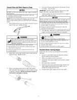 Preview for 9 page of Craftsman 500.752110 Operator'S Manual