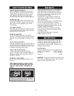 Preview for 3 page of Craftsman 50102 Operator'S Manual