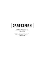 Preview for 7 page of Craftsman 50102 Operator'S Manual