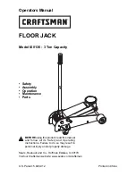 Preview for 1 page of Craftsman 50136 Operator'S Manual