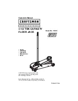 Craftsman 50145 Speedy Lift Operator'S Manual preview