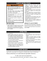 Preview for 3 page of Craftsman 50163 Operator'S Manual