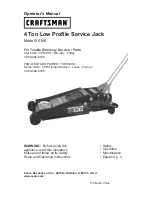Preview for 1 page of Craftsman 50168 Operator'S Manual