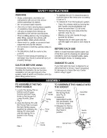 Preview for 3 page of Craftsman 50239 Operator'S Manual