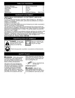 Preview for 2 page of Craftsman 51157 Instruction Manual