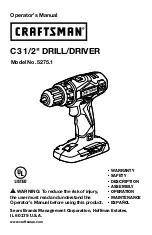 Craftsman 5275.1 Operator'S Manual предпросмотр