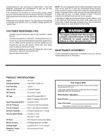 Preview for 3 page of Craftsman 536.270212 Owner'S Manual