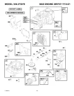 Preview for 54 page of Craftsman 536.270270 Operator'S Manual