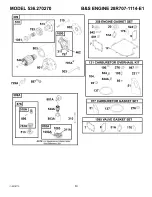 Preview for 60 page of Craftsman 536.270270 Operator'S Manual