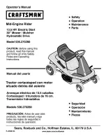 Craftsman 536.270280 Operator'S Manual предпросмотр