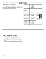 Предварительный просмотр 14 страницы Craftsman 536.270282 Operator'S Manual