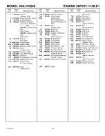 Предварительный просмотр 59 страницы Craftsman 536.270282 Operator'S Manual