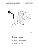 Предварительный просмотр 21 страницы Craftsman 536.292523 Operator'S Manual