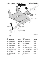 Предварительный просмотр 25 страницы Craftsman 536.772301 Operating Instructions Manual