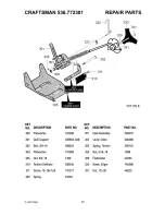 Предварительный просмотр 27 страницы Craftsman 536.772301 Operating Instructions Manual