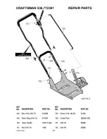 Предварительный просмотр 28 страницы Craftsman 536.772301 Operating Instructions Manual