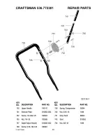 Предварительный просмотр 29 страницы Craftsman 536.772301 Operating Instructions Manual