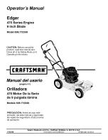 Preview for 1 page of Craftsman 536.772330 Operator'S Manual