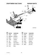 Предварительный просмотр 29 страницы Craftsman 536.772340 Operator'S Manual