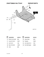 Предварительный просмотр 28 страницы Craftsman 536.772341 Operator'S Manual