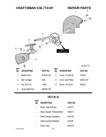 Предварительный просмотр 33 страницы Craftsman 536.772341 Operator'S Manual