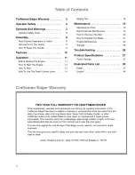 Preview for 2 page of Craftsman 536.772350 Operator'S Manual