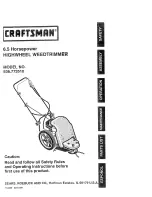 Preview for 1 page of Craftsman 536.773510 Operating Instructions Manual