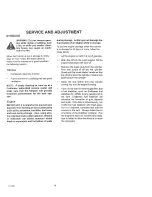 Preview for 19 page of Craftsman 536.773510 Operating Instructions Manual