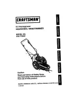 Craftsman 536.773600 Operating Instructions Manual предпросмотр