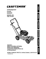 Craftsman 536.797400 Operating Instructions Manual preview