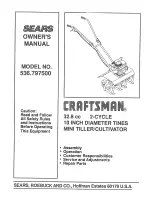 Craftsman 536.7975 Owner'S Manual preview