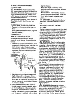 Предварительный просмотр 8 страницы Craftsman 536.797501 Operating Instructions Manual