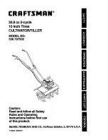 Craftsman 536.797502 Operating Instructions Manual preview