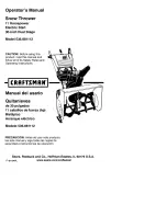 Preview for 1 page of Craftsman 536.881112 Operator'S Manual